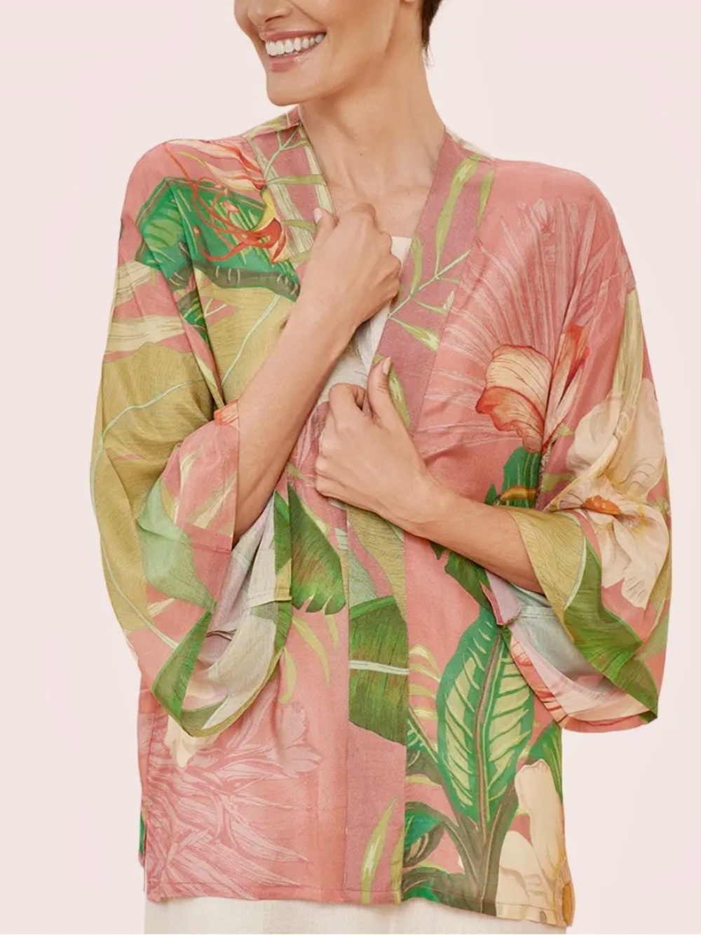 POWDER Tropical Candy Kimono Cover-Up